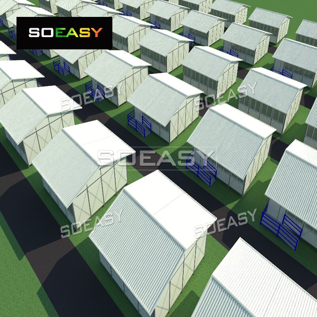 บ้านสำเร็จรูปแบบพกพาประเภท K สำหรับค่ายห้องเรียนโรงเรียนโมดูลาร์