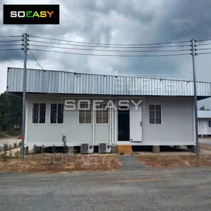 Casa container staccabile con design a baldacchino esteso in Tailandia