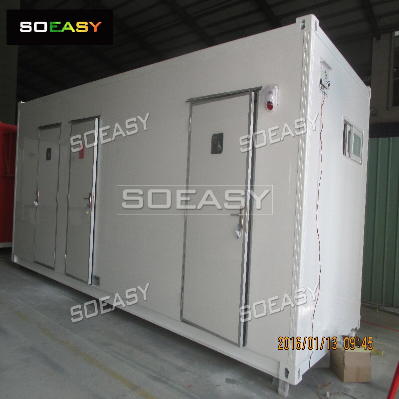 Sanitetsartikler Sit Down Toilet Skillerum Fladpakke Container Toilet