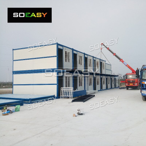 ແຄ້ມຄົນງານຕູ້ຄອນເທນເນີພັບໄດ້ສອງຊັ້ນພ້ອມແລວທາງ ແລະຜ້າກັນແດດ